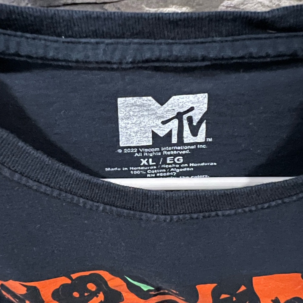 MTV Black Graphic Men's Shirt